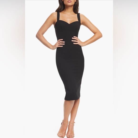 Dress the Population Nicole Sweetheart Neck Cocktail Dress - Picture 10 of 12